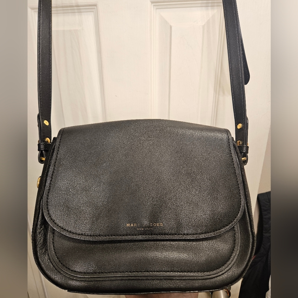 Marc Jacobs Mini Rider Black Crossbody Bag Handbag Purse